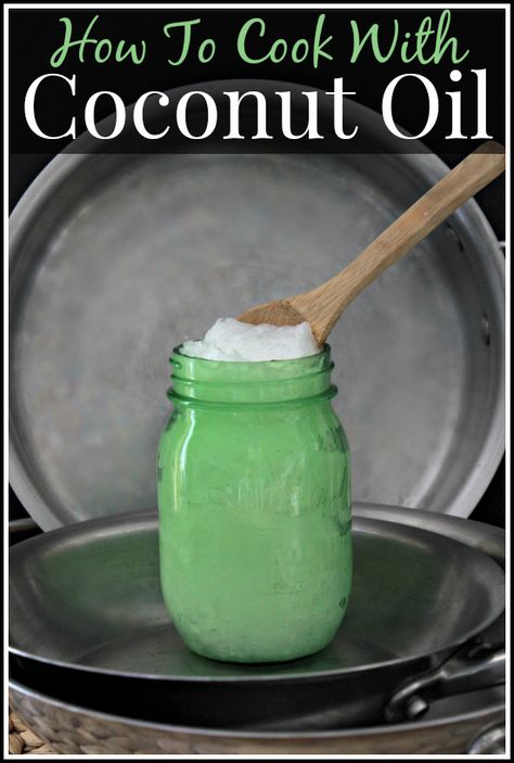 Are you new to cooking with coconut oil? Here are some tips that will help you learn how to cook with coconut oil! Cooking With Coconut Oil, Coconut Oil Recipes, Coconut Oil Uses, Food Info, Healthy Oils, Coconut Recipes, Oil Uses, Learn To Cook, Oil Recipes