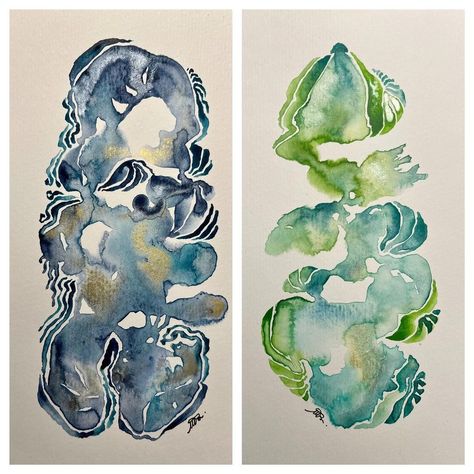 Abstract Watercolor Art, Polymer Crafts, Abstract Watercolor, Art Techniques, Art Inspo, Watercolor Art, Science, On Instagram, Instagram