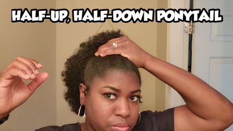 Half Up Half Down Natural Hair 4c, Twa Hairstyles 4c Hair, Short 4c Natural Hair, Half Up Half Down Short Hair, Quick Hairstyles For School, Short Hair Ponytail, Twa Hairstyles, Cosmetology School, 4c Natural