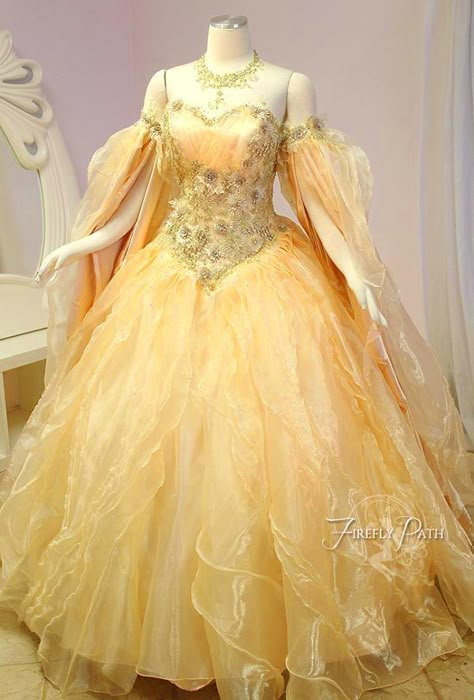 Ball Gowns Fantasy Fairytale, Ball Gowns Fantasy, Gaun Abad Pertengahan, 파티 드레스, Fantasy Dresses, Fantasy Gowns, Medieval Dress, Fairytale Dress, Fantasy Dress