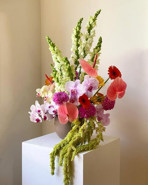 Contemporary Wedding Flowers, Orchid Flower Arrangements, Luxury Bouquet, Anthurium Flower, Romantic Garden Wedding, Flower Vase Arrangements, Orchid Arrangements, Wedding Flowers Summer, Flower Therapy