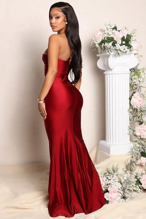 Wine Maxi Dress, One Shoulder Evening Dress, Bodycon Gown, Backless Evening Gowns, Long Mermaid Dress, Wine Red Dress, Mermaid Top, Evening Dresses With Sleeves, Dress One Shoulder