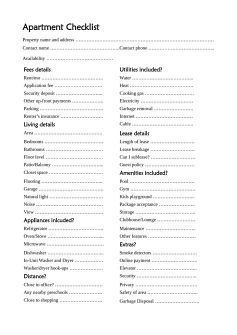 Month Before Moving Checklist, First Apartment To Do List, Unfurnished Apartment Checklist, Apartment Bills Checklist, Rental Bedroom Ideas Apartment, First Apartment Checklist Minimalist, What To Look For In An Apartment, Apartment Expenses List, Minimalist Apartment Checklist