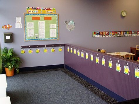 Daycare Entrance, Daycare Center Ideas, Daycare Projects, Church Nursery, Daycare Center, School Decor, Daycare Ideas, Play School, Entryway Ideas