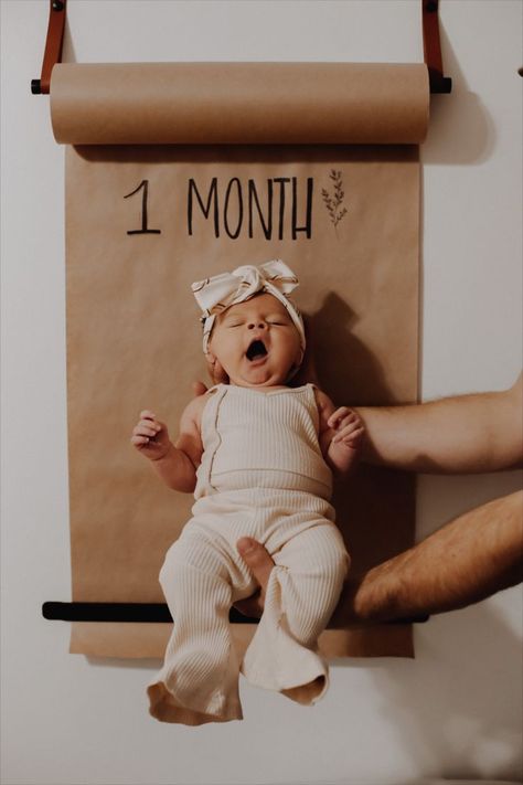 monthly milestone ideas | month by month | monthly baby pictures | rettle paper | amazon finds | baby fashion inspo | baby picture ideas #babygirl #instagram #rettlepaper One Month Baby Girl Photoshooting, Infant Monthly Pictures Ideas, Baby Girl Monthly Photoshooting Ideas, Month Baby Picture Ideas, November Monthly Baby Photos, Unique Monthly Milestone Pictures, Monthly Milestone Ideas, One Month Baby Picture Ideas, Baby Milestone Ideas