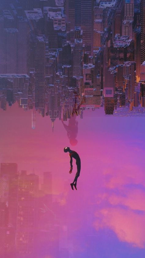 Leap of faith #spiderman #milesmorales #spideracrossthepspiderverse Miles Morales Sitting On Building, Miles Morales No Expectations, Spiderman Multiverse Art, Miles Morales Jumping Off Building, Miles Leap Of Faith, Leap Of Faith Wallpaper, Leap Of Faith Spiderman, Miles Morales Leap Of Faith, Miles Morales Swinging