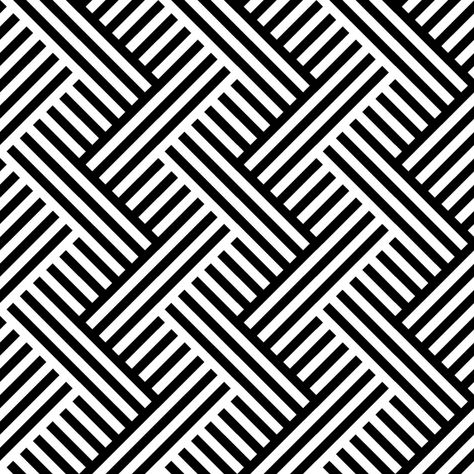 Geometric Lines Pattern, Op Art Projects, Black And White Patterns, Black And White Geometric Pattern, Stripes Pattern Design, Art Optical, Graph Paper Art, Geometric Pattern Design, Animal Crossing Qr