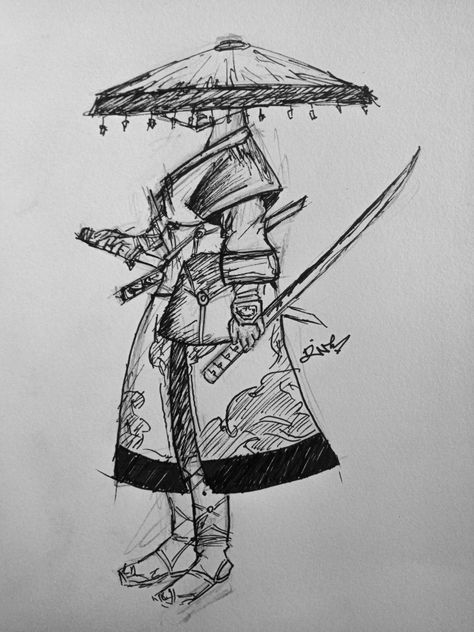 #drawing #pendrawing #samurai #japanese 060123 Female Samurai Drawing, Japanese Architecture Drawings, Fantasy Samurai, Samurai Drawing, Soldier Drawing, 47 Ronin, Female Samurai, Assassins Creed Art, Samurai Art