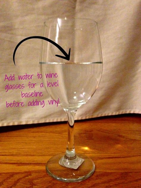 Putting Vinyl on Wine Glasses: 7 Tips for Success | Silhouette School | Bloglovin’ Vinyl On Wine Glasses, Vinyle Cricut, Diy Wine Glasses, Cricut Wedding, Silhouette School, Wine Glass Crafts, Silhouette Tutorials, Tips For Success, Cricut Projects Beginner