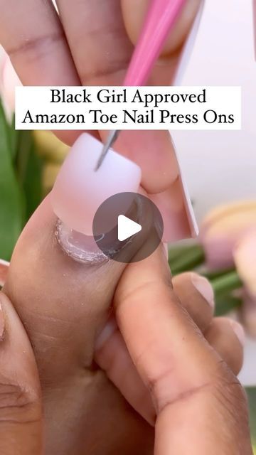 Amazon Finds 🌺 Hair, Nails,Home & Travel on Instagram: "I never thought it was possible… for me to love a toenail set more than All White toes or French tip toes… BUT, These ombré press on toe nails ATE, and left absolutely no crumbs… Huge shout out to @btartboxofficial for sending these over to me. I’m completely in love with these ombré toenail press ons🔥🔥🔥 highly recommend, 10 out of 10! 🌺 comment “TOES” and I’ll dm links to everything in the video , make sure your following to recieve it 🌸 SHARE this post and SAVE it for later • • • 🌺 comment “TOES” and I’ll DM you direct links to all the products in this video , make sure your following to recieve it •  • • Shopping find: @amazon  🌺 the Nails, Glue, UV Light, rhinestones, are all linked in my bio under “NAIL FINDS” • • •  #blk Nails For Feet Toenails, Easy Toe Nail Designs For Beginners, Pretty Toes Pedicure, Ugly Toenails, French Toe Nails, French Tip Toes, Easy Toe Nail Designs, Press On Toenails, French Toes