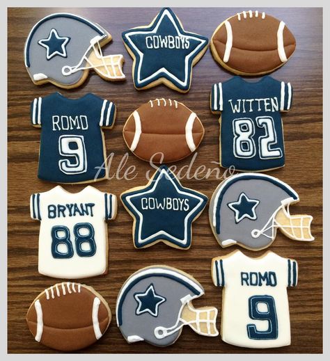 Dallas Cowboy Decorated Cookies, Dallas Cowboys Cookies Decorated, Dallas Cowboys Cookies, Dallas Cowboys Christmas Tree, Dallas Cowboys Birthday Party, Dallas Cowboys Cake, Dallas Cowboys Theme, Dallas Cowboys Birthday, Dallas Cowboys Party