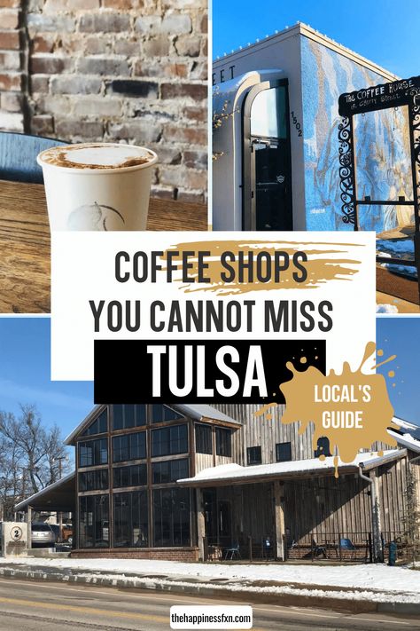 Downtown Tulsa, Tulsa Time, Arkansas Road Trip, Oklahoma Travel, Tulsa Oklahoma, Route 66 Road Trip, Family Vacay, Coffee Places, Best Coffee Shop