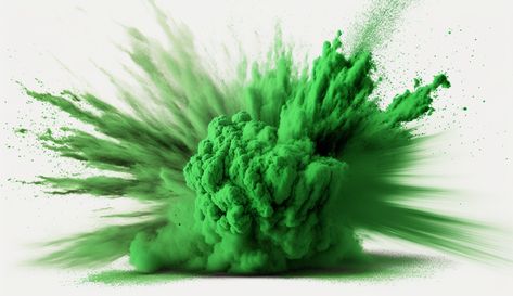 Powder Explosion, Magazine Ideas, Sport Design, Green Powder, Color Powder, Abstract Photography, Abstract Sculpture, Abstract Expressionism, Impressionism