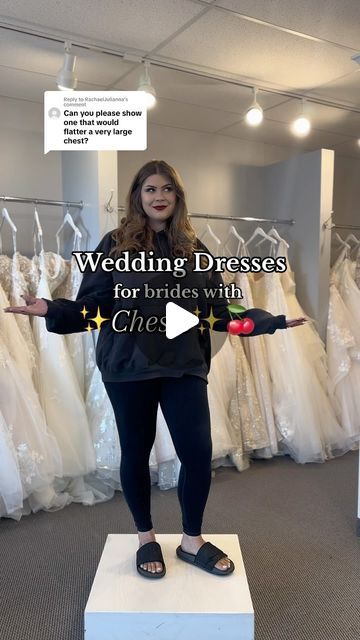 Luxe Bridal Couture- MN on Instagram: "Look at HER indeed😍

We've got dresses for the thick, curvy, supple, and that includes our brides who've got the best of the chests! 🍒

Listen, the proof is in the puddin'. We think these 4 gowns look amazing and ARE great for larger chests, but most of our gowns are the exact same way! Take Faith (our model for this AND a former Luxe Bride) who was originally so nervous about finding her gown because she thought she would be limited on what she could get when she is, ✨blessed with a chest! ✨ but here at Luxe we carefully craft our collections to feature gowns with structure in the waist that lifts the twins up WITHOUT it digging into your shoulders. Through your appointment we will make sure we are taking everything into consideration and showing y Best Wedding Dresses For Curvy Brides, Wedding Dresses Curvy Bride, Curvy Bride Dress, Got Dresses, Fat Bride, Plus Size Bride, Summer Bride, Essense Of Australia, Curvy Bride