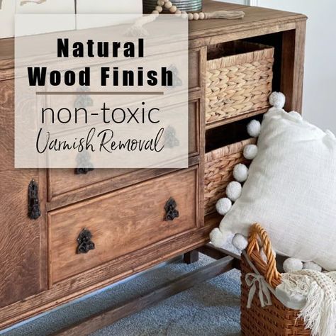 Stripping Wood Furniture, Wood Dressers Makeover, Wood Drawer Slides, Natural Wood Dresser, Bar Stool Makeover, Diy Chalk Paint Recipe, Milk Paint Furniture, Wood Conditioner, Stool Makeover