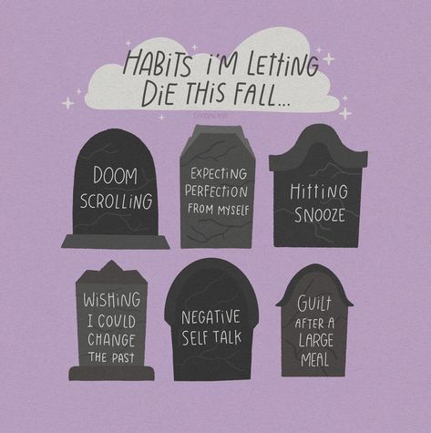 Negative Self Talk Quotes, Self Talk Quotes, Doom Scrolling, Halloween Illustration, Talking Quotes, Halloween Quotes, Graphic Quotes, Negative Self Talk, Care Quotes