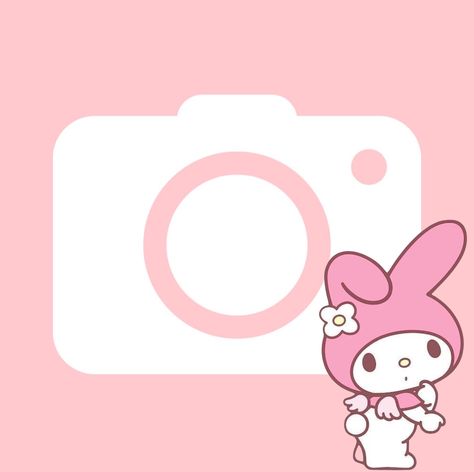 My Melody Camera, My Melody Icons For Apps, My Melody App Icons, Melody Icon, Spring Icons, Camera App Icon, Ipad Themes, Sanrio Icons, Kawaii App