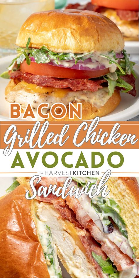 Chicken Filet Sandwich, Grilled Chicken Blt Sandwich, Grilled Chicken Avocado Sandwich, Chicken Bacon Avocado Sandwich, Chicken Breast Sandwich Ideas, Grilled Chicken Sandwich Marinade, Grilled Chicken Sandwich Ideas, Chicken Breakfast Sandwich, Healthy Chicken Sandwich