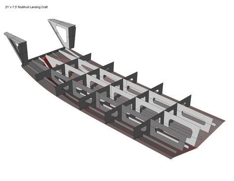 Landing Craft Boat, Marine Design, Naval Architecture, Plywood Boat Plans, Landing Craft, Aluminum Boat, Yacht Design, Boat Plans, Boat Design