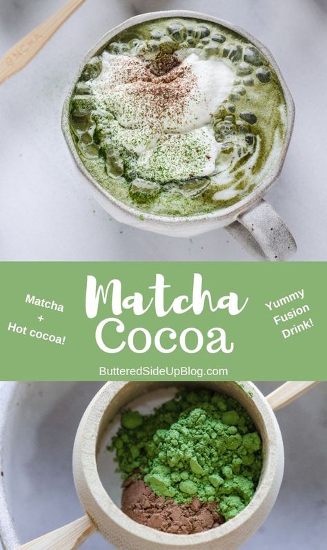 Matcha Drink Recipes, Matcha Green Tea Recipes, Matcha Latte Recipe, Hot Drinks Recipes, Green Tea Recipes, Matcha Drink, Cocoa Recipes, Matcha Recipe, Latte Recipe