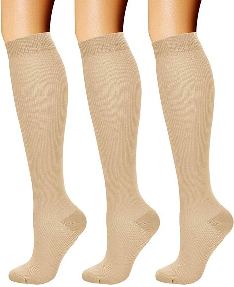 Compression Socks Benefits, Calf Cramps, Wrap Bathing Suit, Womens Compression Socks, Fast Workouts, Flight Travel, Compression Clothing, Swollen Legs, Women Running