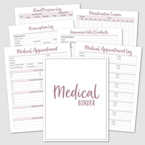 Blood Pressure and Heart Rate Log {Free Printable} Free Medical Printables, Blood Pressure Log Printable Free, Medical Information Printable Free, Medication Log Free Printable, Medical Binder Printables Free, Medical Printables, Medical Binder Printables, Plan Calendar, Medical Planner