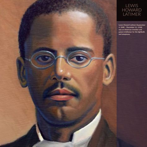 Black Kudos on Instagram: “Lewis Howard Latimer” Lewis Howard Latimer, History Facts, American History, History, On Instagram, Black, Instagram