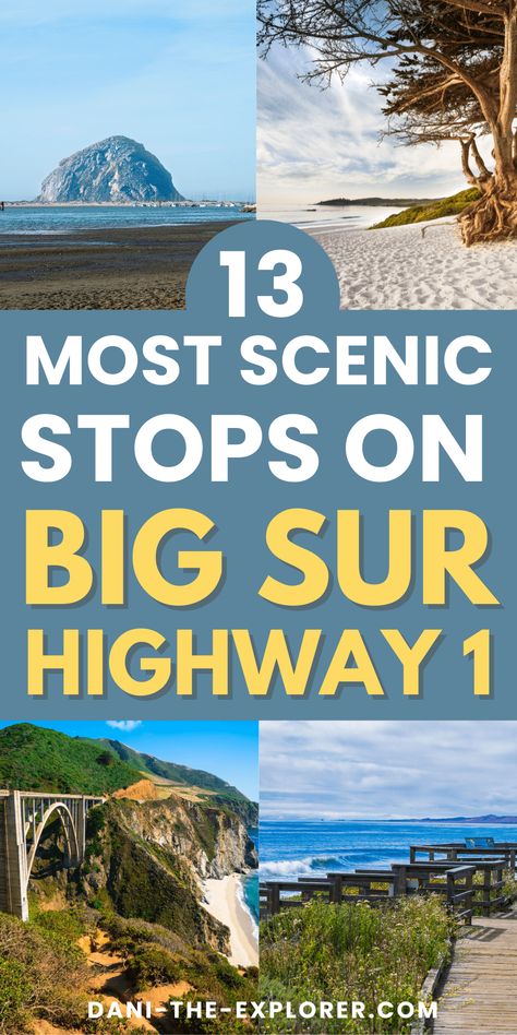 Taking a road trip along Big Sur? Don’t miss these essential stops for incredible scenery and adventure. Start your journey with our guide! — best stops in big sur | big sur california aesthetic |  big sur drive pacific coast highway | big sur highway 1 | big sur road trip itinerary Big Sur Road Trip, California Itinerary, California Aesthetic, California Road Trip, Spring Camping, Road Trip Activities, California Destinations, Highway 1, Big Sur California