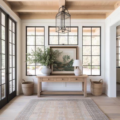 European Cottage Style, Neutral Cottage, Cottage Vibes, European Cottage, Ensuite Bathroom, Modern Cottage, Home Entrance Decor, Transitional House, Modern Transitional