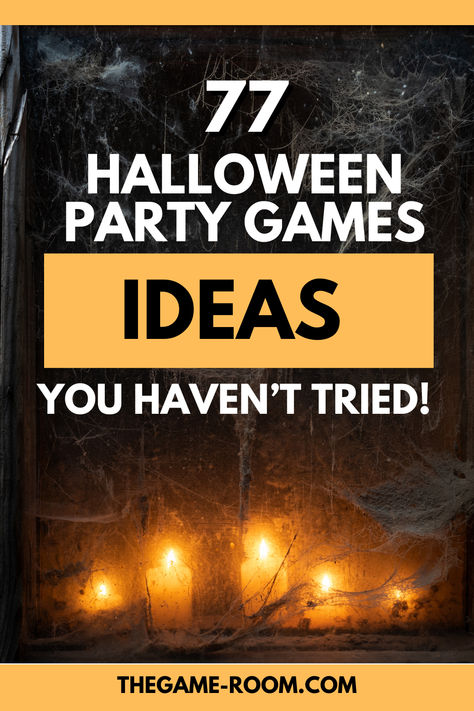 Throw the ultimate Halloween party with these fun and spooky games! From classic favorites like "Pin the Spider on the Web" to creative activities like a mummy-wrapping race, these games are perfect for guests of all ages. Keep your party full of thrills and chills with a haunted scavenger hunt or a pumpkin toss. Get ready for a night of laughter and screams with these unforgettable Halloween party games! How To Throw The Best Halloween Party, Games To Play At A Halloween Party, Halloween Party Ideas For Kids Games Free Printable, Halloween Games For Party For Teens, Spooky Party Games, Group Halloween Games, Halloween Party Scavenger Hunt, Things To Do At A Halloween Party, Halloween Games For Adults Party