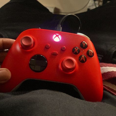 Red new generation Xbox controller Controller Aesthetic, Playstation Controller, Xbox Controller, Video Game Controller, Game Controller, Red Aesthetic, New Generation, Playstation, Xbox