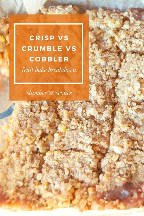 Fruit Crisps And Cobblers, Cobbler Crust Recipe, Fruit Crisp Recipe Crumble Topping, Fruit Cobbler With Bisquick, Mixed Fruit Crumble, Crisps And Cobblers, Pie Crumble Topping, Fruit Bake, Apple Crisp Pie