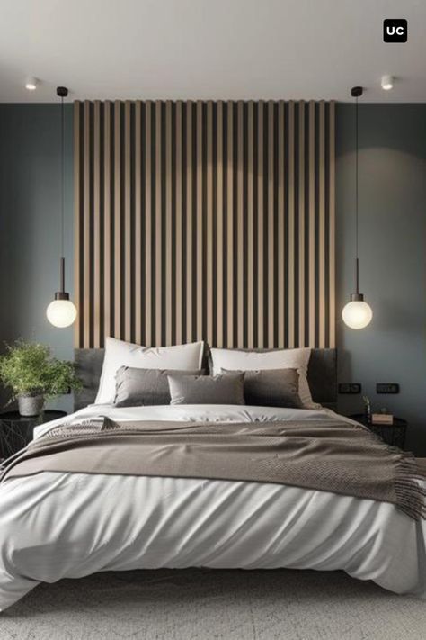 Photo Walls Bedroom, Elegant Bedroom Decor, Bedroom Interior Design Luxury, Wall Panels Bedroom, Bedroom Wall Designs, Modern Bedroom Interior, Apartment Living Room Design, Bedroom Bed Design, Elegant Bedroom