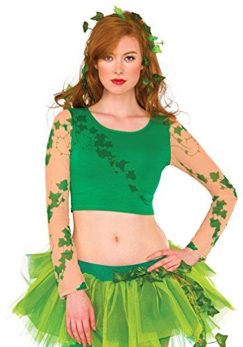 Rubie's Costume Co Women's Top, Poison Ivy, Small/Medium Best Halloween Costumes & Dresses USA Dc Comics Villains, Batman Poison Ivy, Poison Ivy Costume, Poison Ivy Dc Comics, Ivy Costume, Poison Ivy Costumes, Dc Comic Costumes, Costumes Dresses, Crop Top Shirt