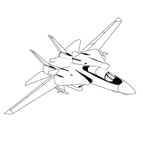 F14 Tomcat Drawing, Fighter Jet Drawing, Air Force Fighter Jets, Plane Drawing, Fighter Planes Jets, Air Force Planes, Woodburning Ideas, Airplane Drawing, F14 Tomcat