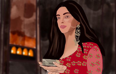 Deepika Padukone in bajirao mastani on Behance Bajirao Mastani, Illustration Digital, Deepika Padukone, Art Digital, Digital Painting, Pop Art, Digital Art, Art