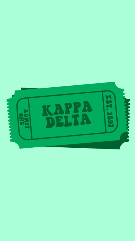 Kappa Delta Art, Kappa Delta Prints, Kappa Delta Aesthetic, Kappa Delta Paintings, Kappa Delta Graphic, Crewneck Design Ideas, Delta Zeta Canvas, Kappa Delta Canvas, Sorority Canvas Art