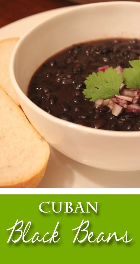 Cuban Black Beans Best Cuban Black Beans, Black Beans Recipes, Spanish Beans, Cuban Black Beans, Beans Recipes, Cuban Dishes, Black Beans And Rice, Black Bean Recipes, Beans Curry