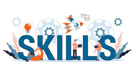 Skills concept. education, training and ... | Premium Vector #Freepik #vector #background #business #education #idea Small Talk Topics, Improve Communication Skills, Creative Knitting, Nonverbal Communication, People Skills, Soft Heart, Improve Communication, Wool Balls, Drawing Templates