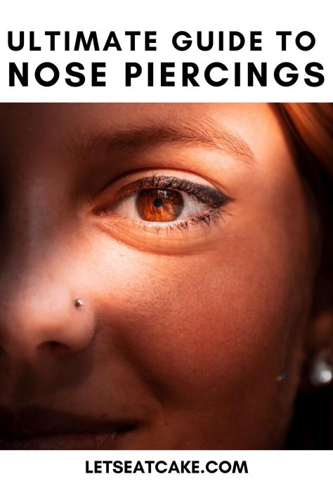 If you are thinking about getting your nose pierced here are some helpful things to consider. From what type of piercing to get to the different kinds of rings as well as how to take care of your new piercing. This guide will help you make the best nose piercing choices. Women With Nose Piercings, Nose Piercing Round Nose, How To Take Care Of A Nose Piercing, 2 Nose Piercings On One Side Hoop And Stud, Nose And Ear Piercings, Nose Ring Placement Chart, Nose Piercing Aftercare, How To Pierce Your Nose, Nose Piercing Location