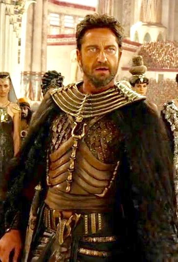 Gerard Butler Gods Of Egypt, Gods Of Egypt Movie, Spartan Body, Egypt Movie, Gerald Butler, Katharine Isabelle, Actor Gerard Butler, Gods Of Egypt, Ancient Chinese Clothing