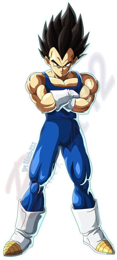 Vegeta(blue suit)(FighterZ style)(fanmade) by Black-X12 Vegeta New Form, Goku Super Saiyan Blue, Ultra Ego, Dbz Vegeta, رورونوا زورو, Dragon Ball Super Wallpapers, Dragon Ball Art Goku, Dragon Ball Super Art, Doodle Art Drawing