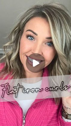 1.4M views · 23K likes | Ashley Erickson on Instagram: "🚨Flat iron curls 🚨 This is the  EASIEST and BEST flat iron curl technique for beginners 💥 Volume on for instructions 🔉 . . Grab your flat iron (it doesn’t have to be some fancy iron or new model) and start with a low heat setting, preferably 350 or lower (or try with no heat to start). Direct your section at 90 degrees and clamp your iron close to your scalp, rotating once. Allow your hair to glide across the iron with little tension until you reach the bottom 🤩 PERFECT flat iron curls 💃🏼 . . #hair #reelhair #hairreel #hairtutorial #flatiron #flatirons #flatironcurls #howtohair #howtoflatironcurls #finehair #thinhair #easygair #hairvideos #hairideas #easyhairtutorial #hairlove #hairgoals #haircurls #beachywaves #beachwaves #fla How To Do Wavy Curls With Flat Iron, Curl Hair With Flat Iron Medium, How To Curl Hair With A Flat Iron, How To Wave Hair With Flat Iron, Wavy Hair Flat Iron, Curl Hair With Flat Iron Long, How To Curl Hair With Flat Iron, Flatiron Curls, Flat Iron Curls Short Hair