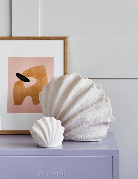 View All | New Arrivals | Rose & Grey Coastal Cottagecore, Room Decor Tips, Shell Light, Cottagecore Vibes, Shell Lamp, Stylish Beds, Decor Tips, Vintage Inspired Design, Mediterranean Style