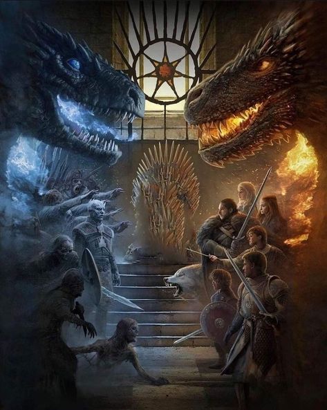 Trono de ferro Game Of Thrones Tattoo, Game Of Thrones Poster, Game Of Thrones Artwork, Asoiaf Art, Night King, Kings Game, Gra O Tron, Game Of Thrones Art, Game Of Thrones Fans