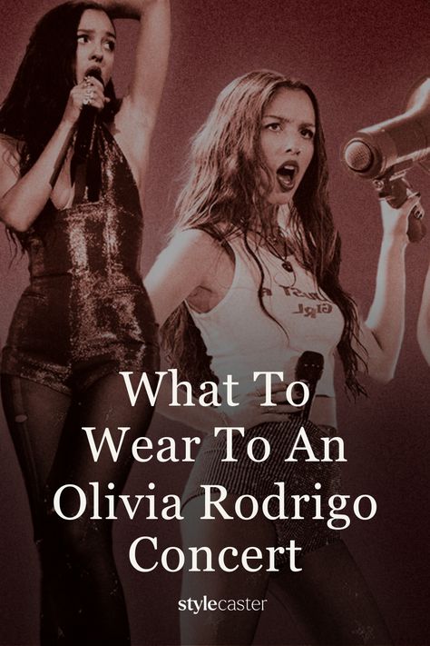 Here's the best outfits to wear to an Olivia Rodrigo concert to embody her iconic pop rock girl aesthetic. Olivia Rodrigo Concert Outfit Inspired, Olivia Rodrigo Concert Outfit Guts Tour, Olivia Rodrigo Inspired Outfits, Olivia Rodrigo Concert Outfits, Guts Olivia Rodrigo Aesthetic, Olivia Rodrigo Outfits Concert Ideas, Olivia Rodrigo Outfits, Olivia Rodrigo Guts Tour, Concert Outfit Inspiration