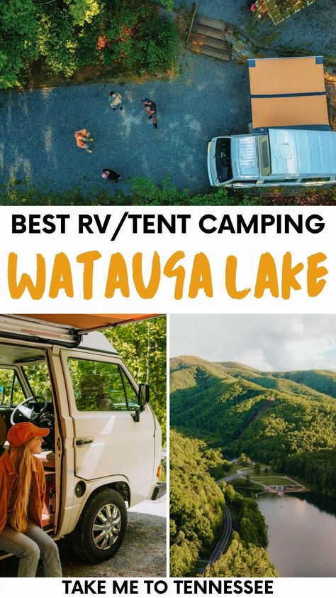 Watauga Lake, Camping In Tennessee, Rv Tent, Fontana Lake, Camp Lake, Lake Camping, Best Campgrounds, Camping Guide, Tourist Sites