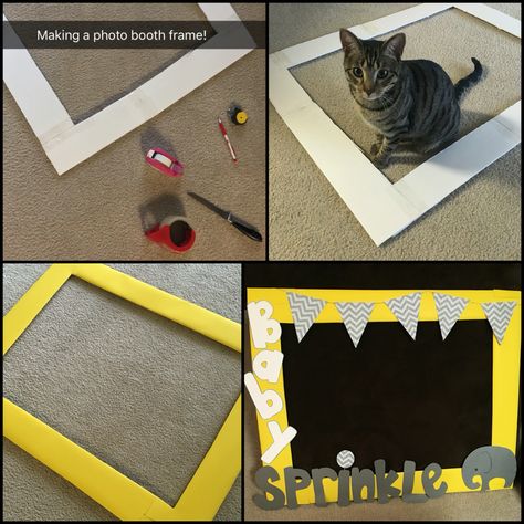 Photo booth frame. Use a styrofoam poster board. Cut and tape/glue together. Cover with construction paper. Picture Frame Prop, Diy Photo Booth Frame, Party Photo Frame, Selfie Frame, Baby Boy Themes, Frame Props, Photo Frame Prop, Barn Parties, Christmas Photo Booth