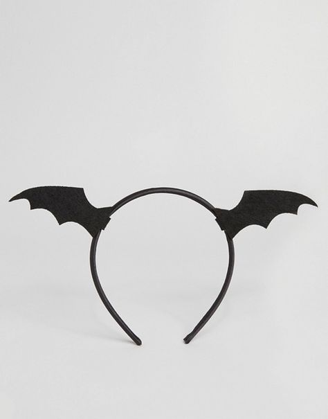 Bat Wing Headband, Bat Ears Diy, Halloween Outfits Easy, Diy Halloween Headbands, Bat Ears Headband, Bat Headband, Bat Ears, Bat Costume, Halloween Accessories Hair