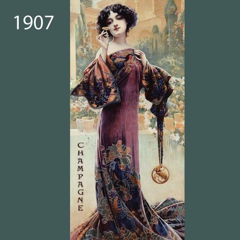 1899-1914 Art Nouveau Art Nouveau Dress, Art Nouveau Fashion, Art Outfits, Stage Costume, Art Dress, Vintage Girls, Hippie Style, Fashion History, Aesthetic Fashion